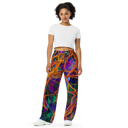 Wide-Leg Pants - Spectral Weave