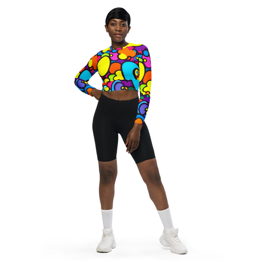 Long Sleeve Crop Top - Pop Playland