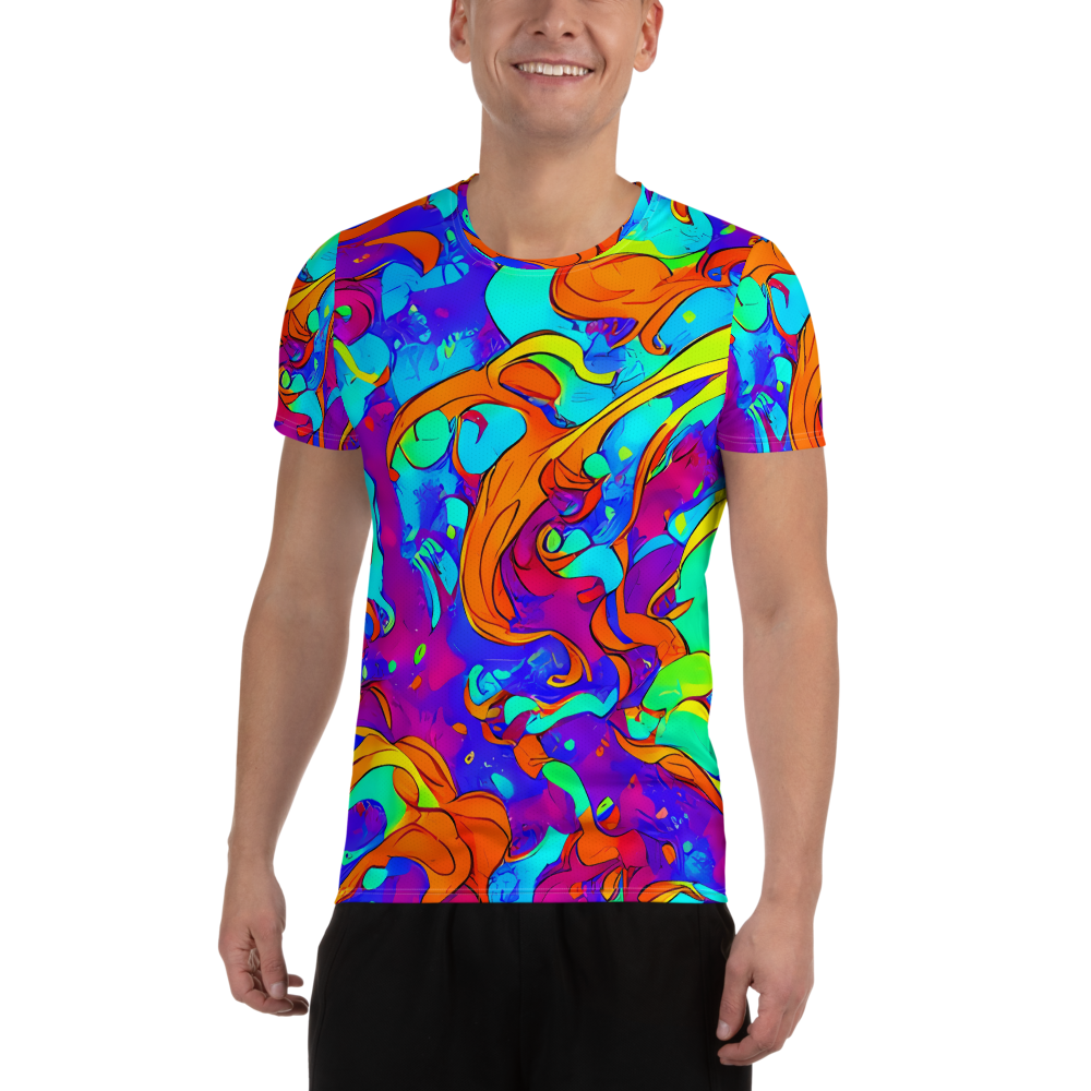 Men's Athletic T-Shirt - Roset Rapture