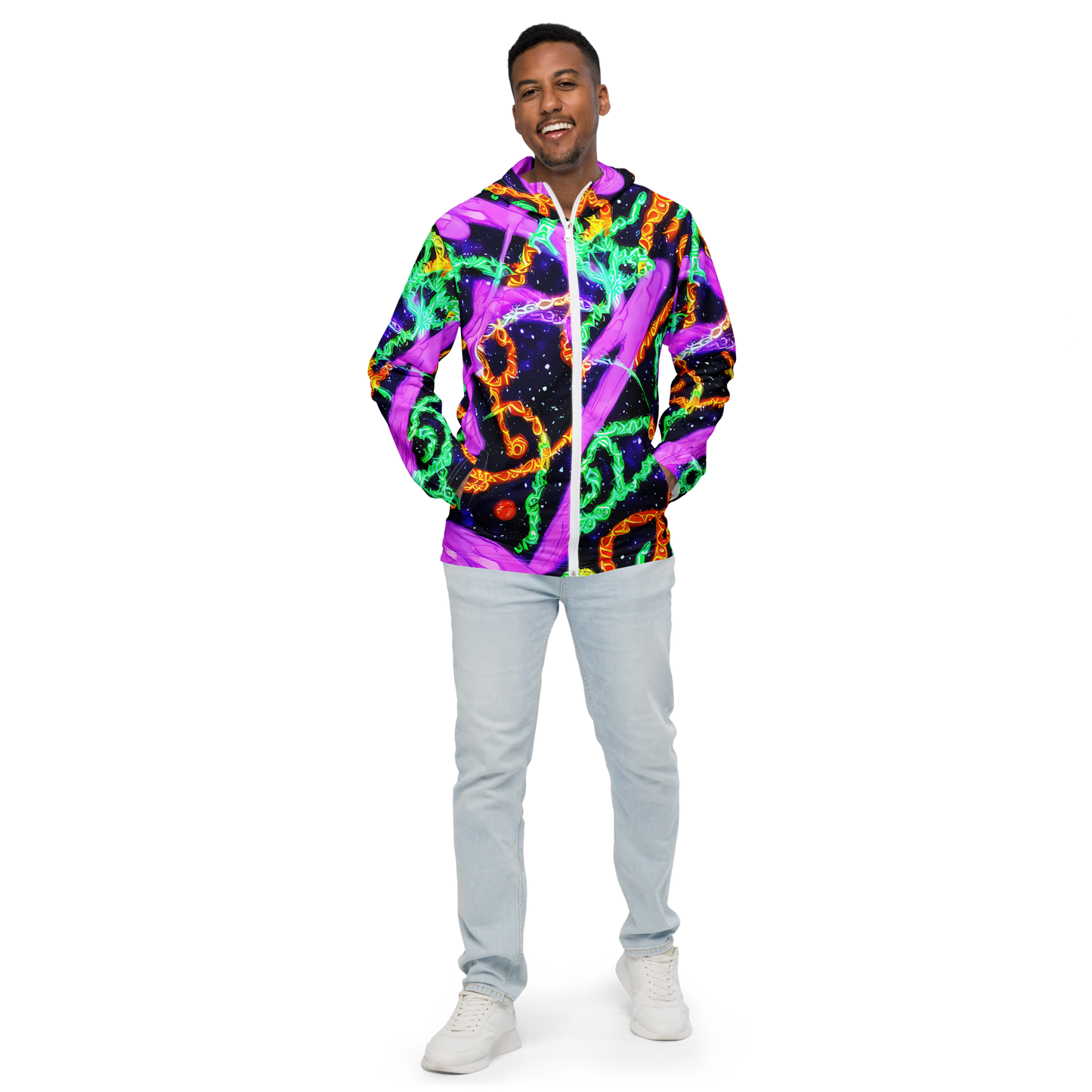Men's Windbreaker - Enckell's Nebula