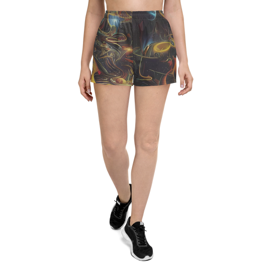 Women’s Athletic Shorts - Galactic Swirl