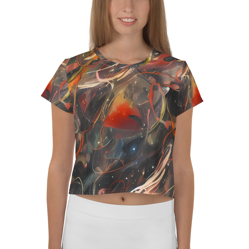 Women's Crop Tee - Temporal Vortex