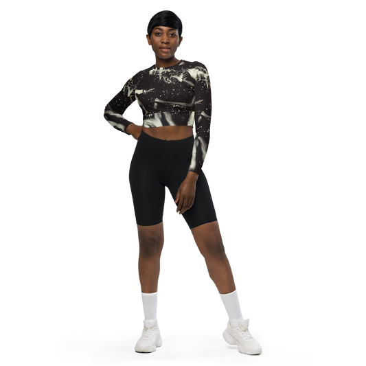 Long Sleeve Crop Top - Newton's Silhouette