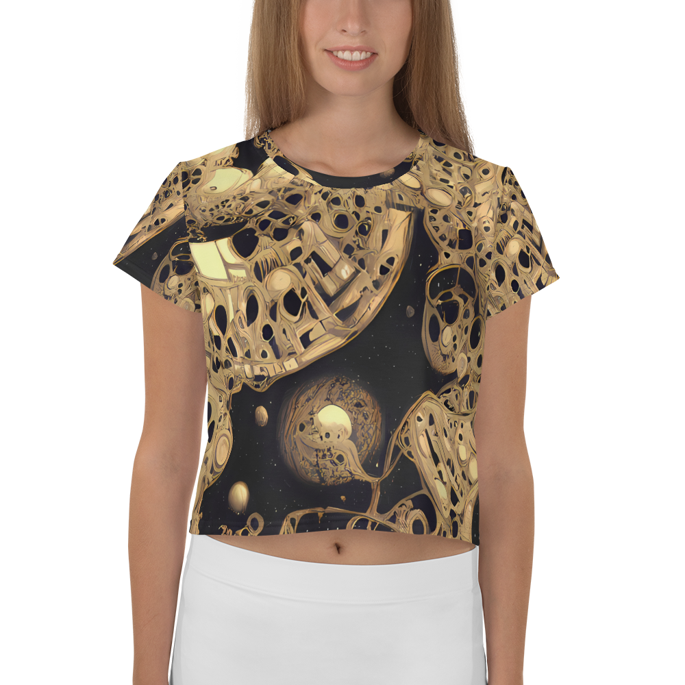 Women's Crop Tee - Baroque Orbit