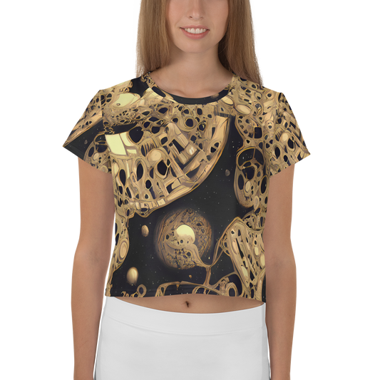 Women's Crop Tee - Baroque Orbit