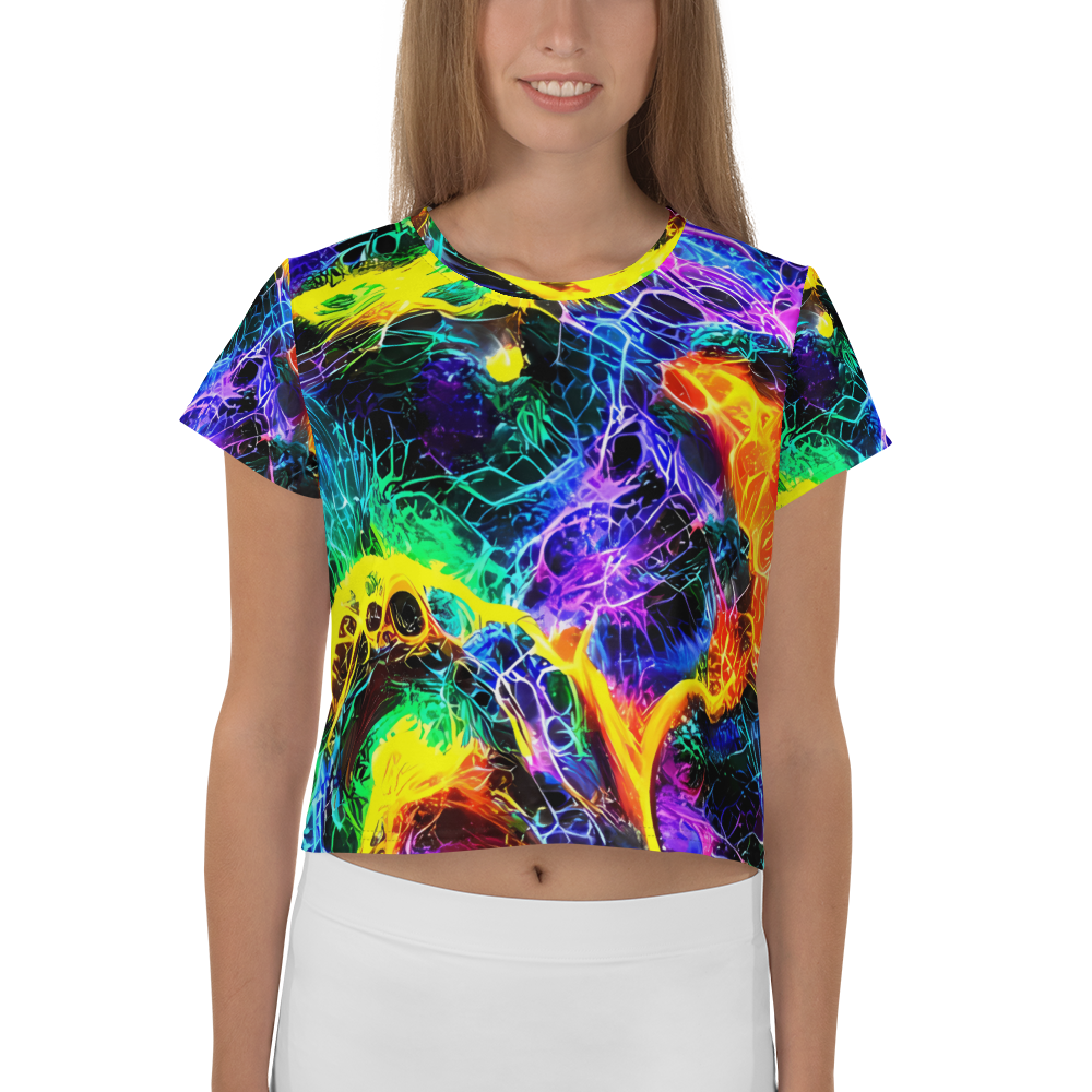 Women's Crop Tee - Vivid Veil