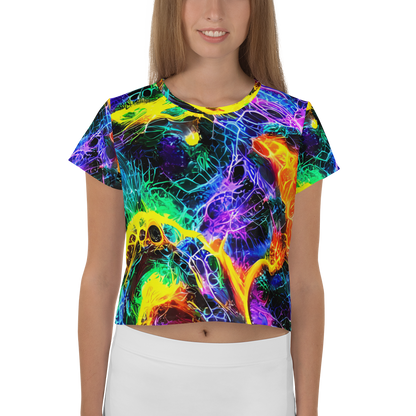 Women's Crop Tee - Vivid Veil