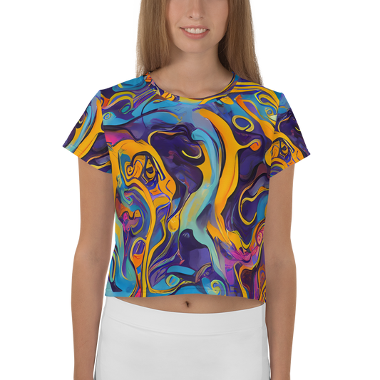 Women's Crop Tee - Cecily's Whorl