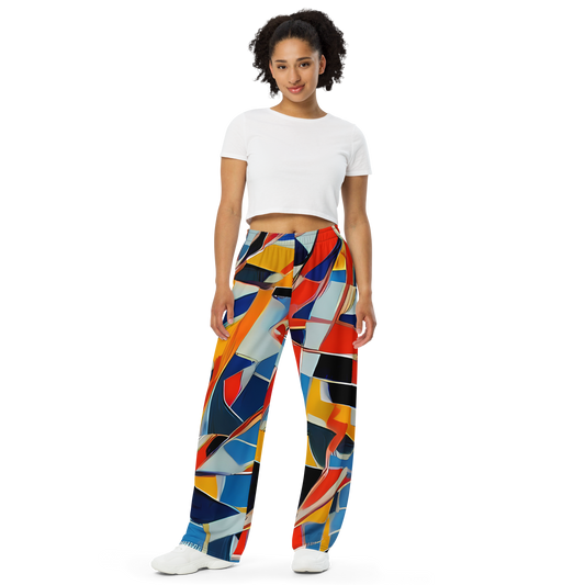 Wide-Leg Pants - Abstract Mingle