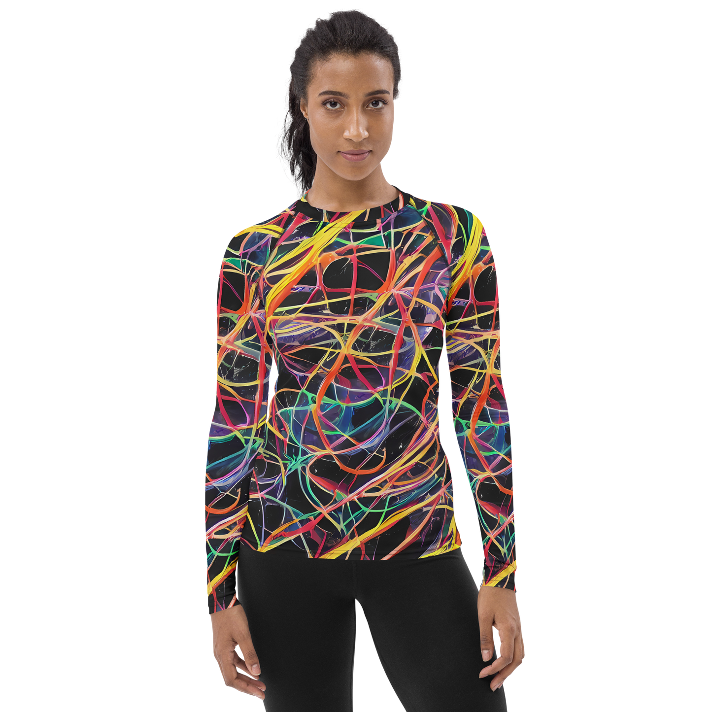 Women's Rash Guard - Acconci Twirl