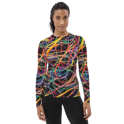 Women's Rash Guard - Acconci Twirl