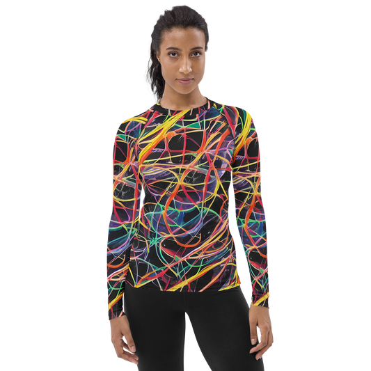 Women's Rash Guard - Acconci Twirl