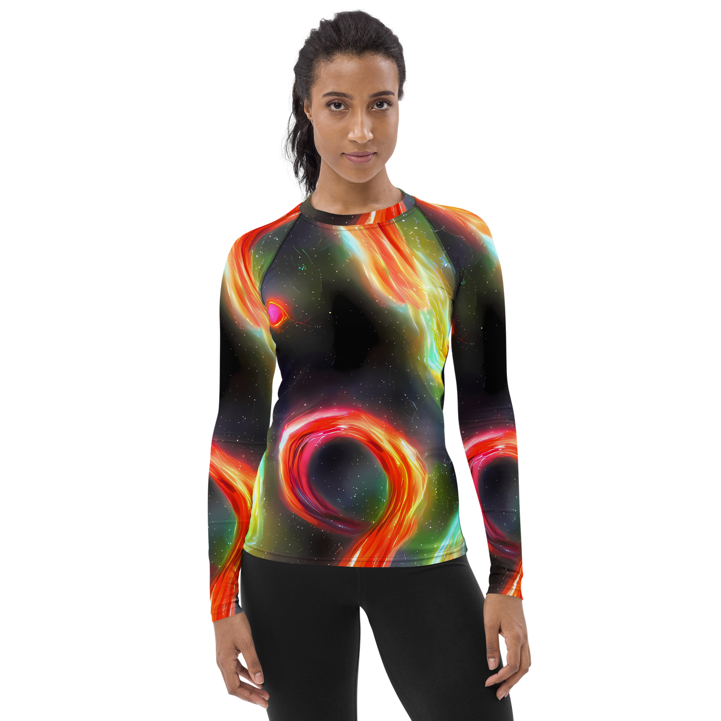 Women's Rash Guard - Sherwood Swirl