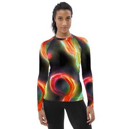 Women's Rash Guard - Sherwood Swirl