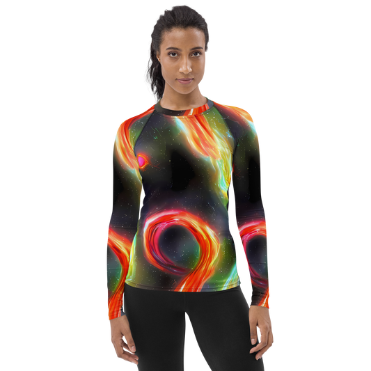 Women's Rash Guard - Sherwood Swirl