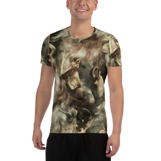 Men's Athletic T-Shirt - Ceramic Swirl