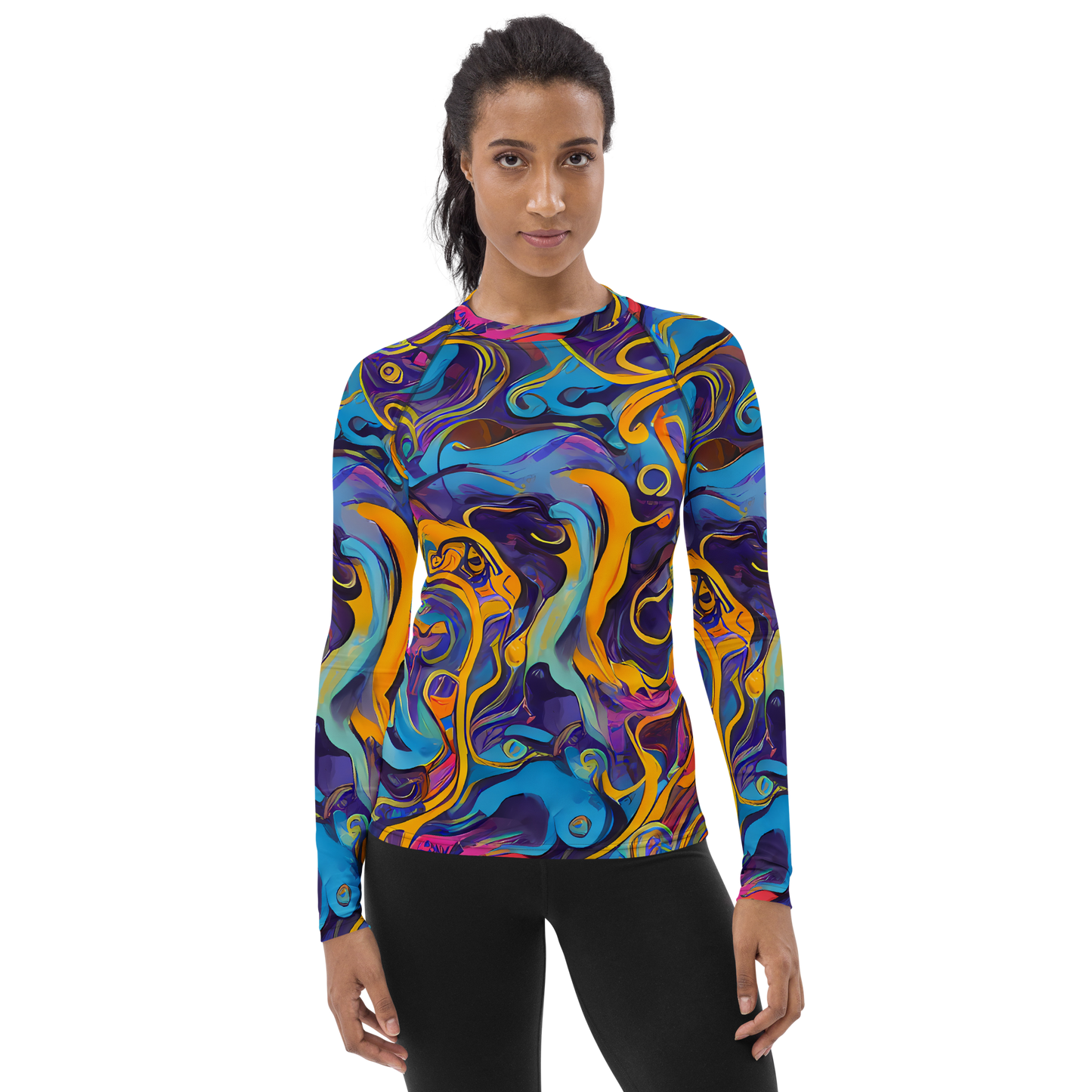 Women's Rash Guard - Cecily's Whorl