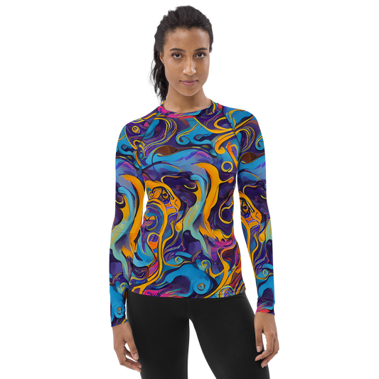 Women's Rash Guard - Cecily's Whorl