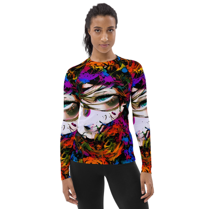 Women's Rash Guard - Sultry Smoke