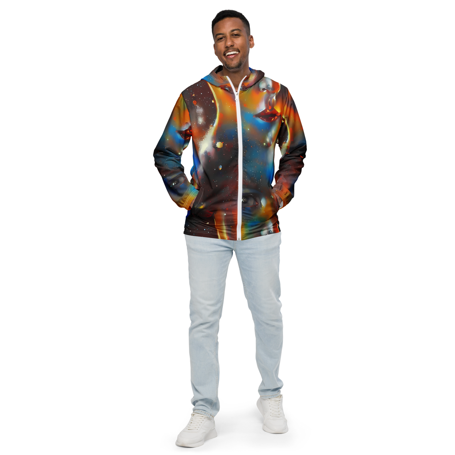 Men's Windbreaker - Celestial Vogue