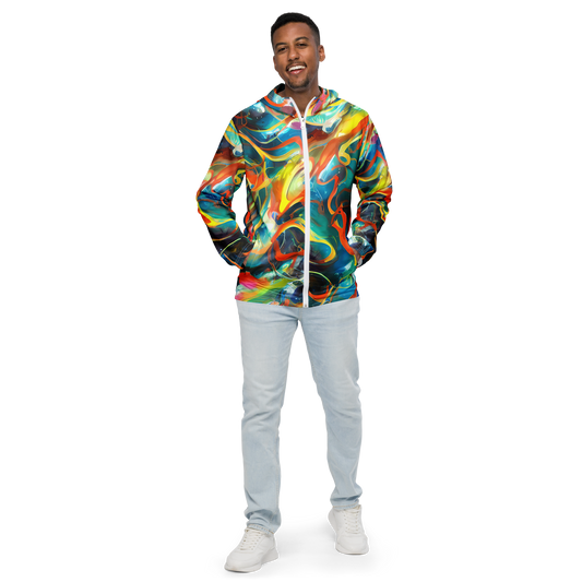 Men's Windbreaker - Cecily’S Swirl