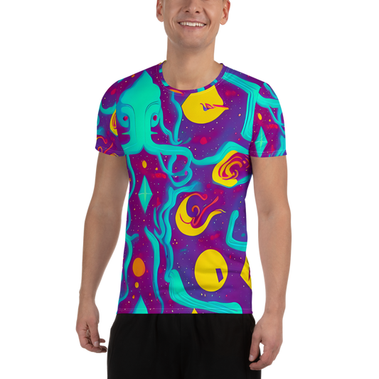 Men's Athletic T-Shirt - Cosmic Current