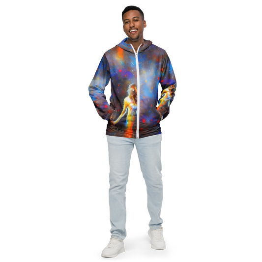 Men's Windbreaker - Impressionist Drift