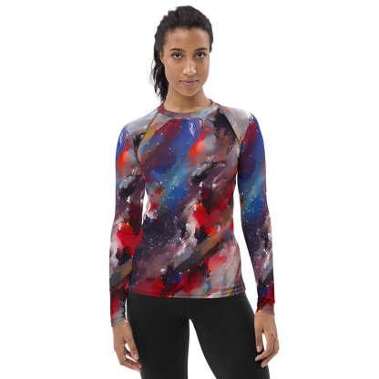 Women's Rash Guard - Passionate Brush