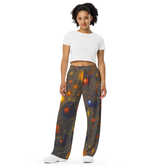 Wide-Leg Pants - Chromal Flux