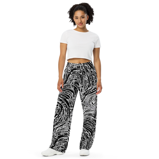 Wide-Leg Pants - Stellar Tsunami