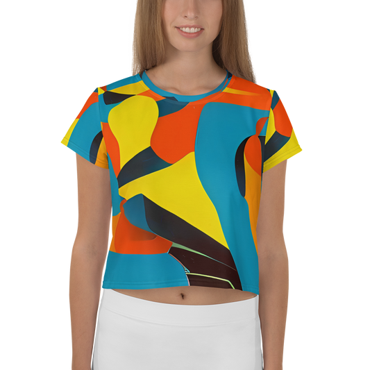 Women's Crop Tee - Fragmented Rhapsody