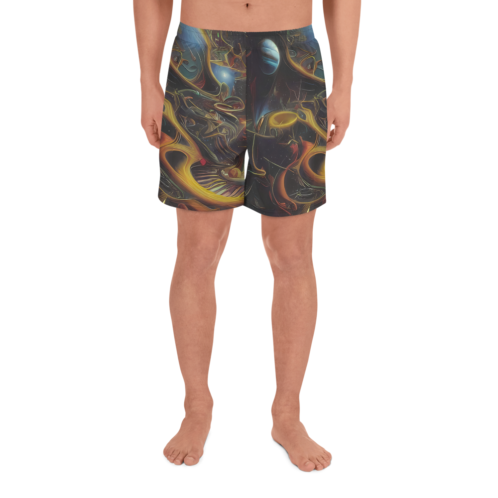 Men's Athletic Shorts - Galactic Swirl