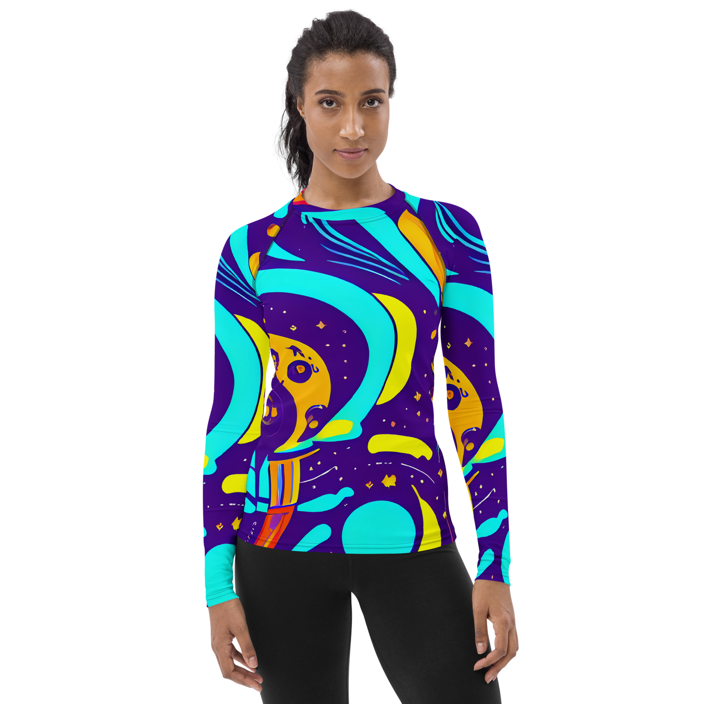 Women's Rash Guard - Blasted Bazaar