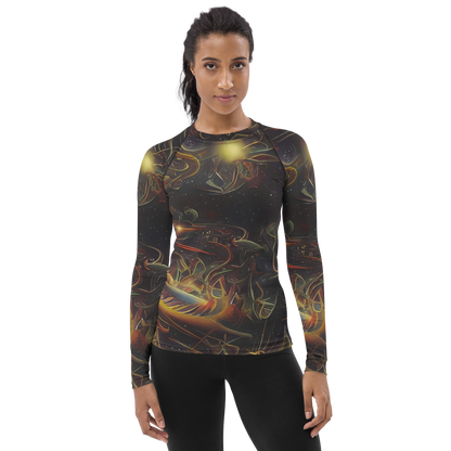 Women's Rash Guard - Galactic Swirl