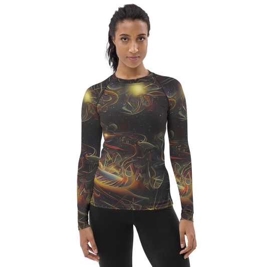 Women's Rash Guard - Galactic Swirl