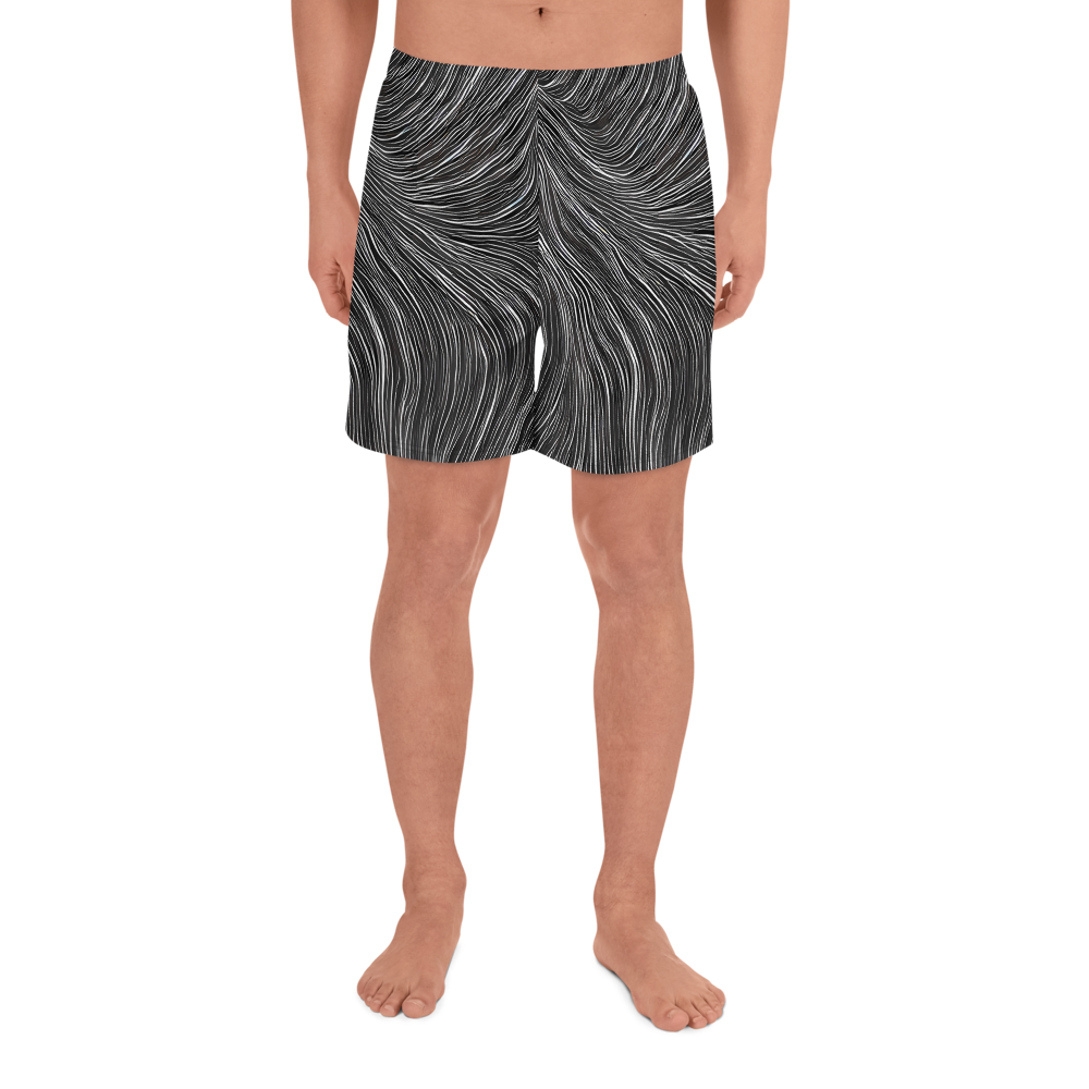 Men's Athletic Shorts - Wirth Waves