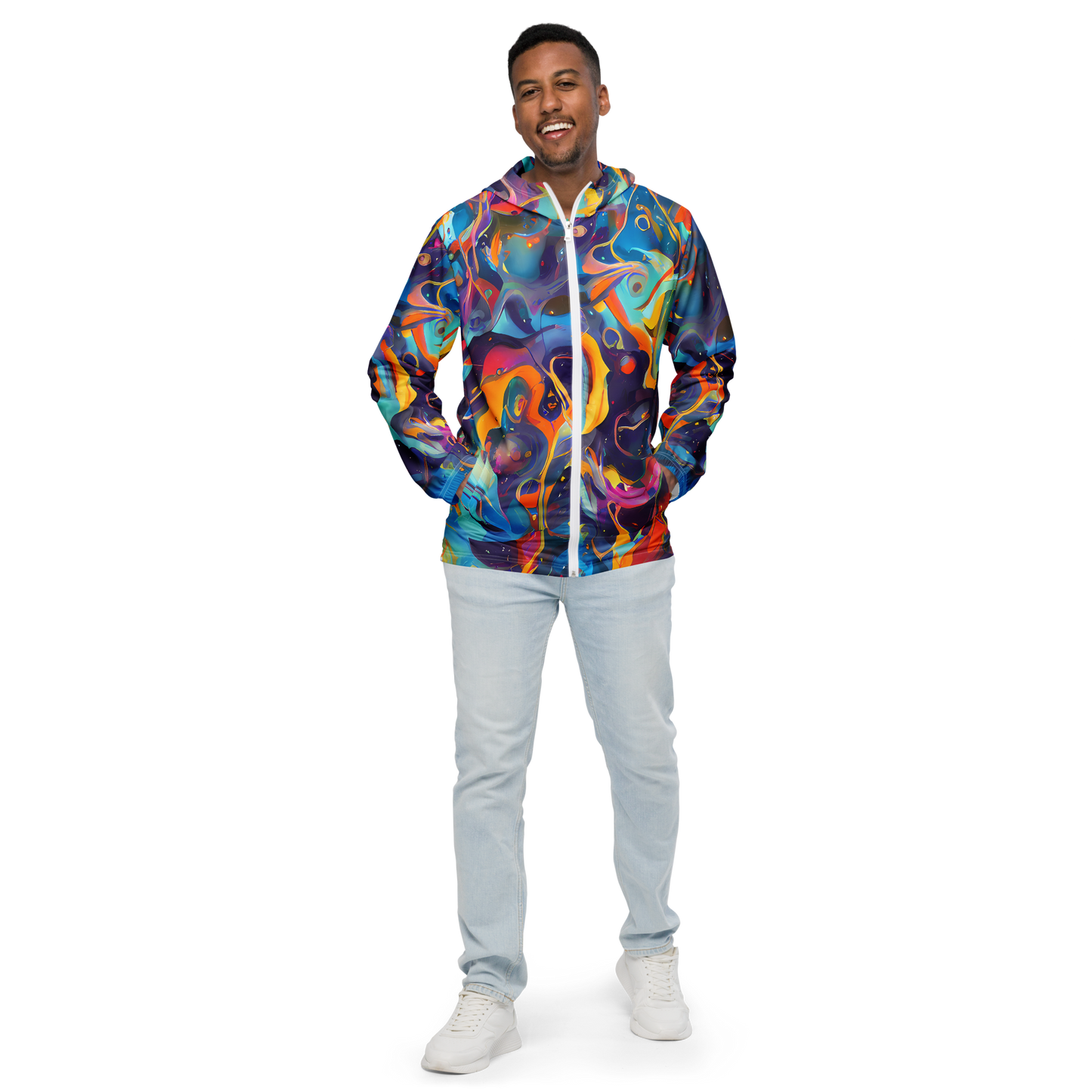 Men's Windbreaker - Whimsical Fusion