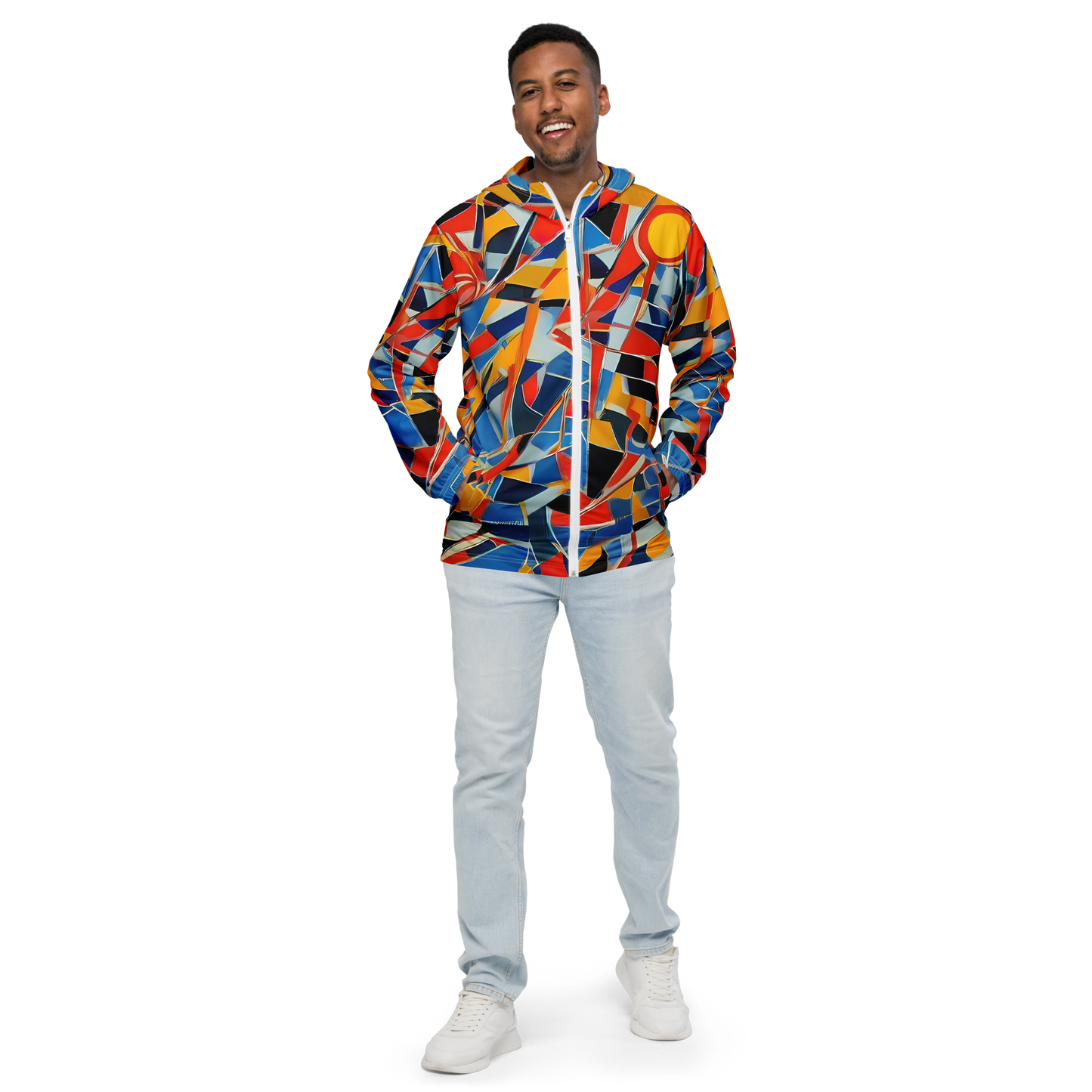 Men's Windbreaker - Abstract Mingle