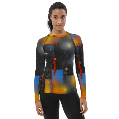 Women's Rash Guard - Monet's Matrix