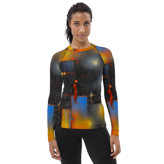 Women's Rash Guard - Monet's Matrix