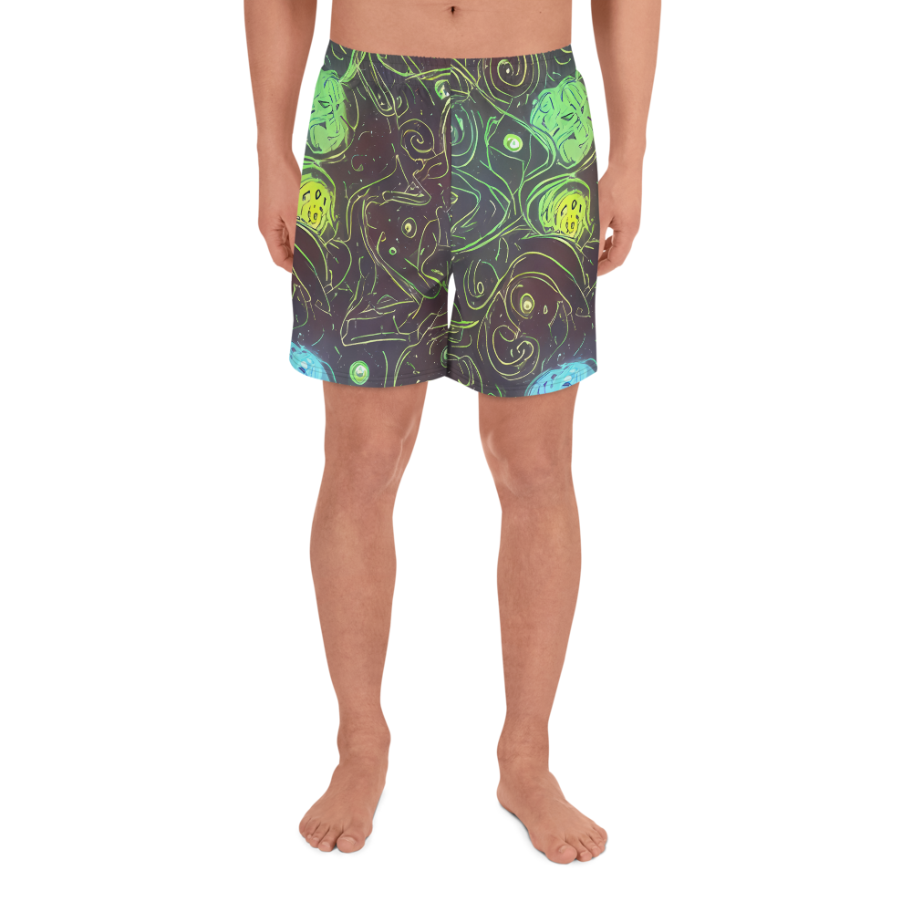 Men's Athletic Shorts - Starfield Scrolls