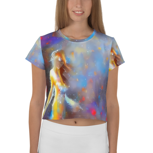 Women's Crop Tee - Impressionist Drift