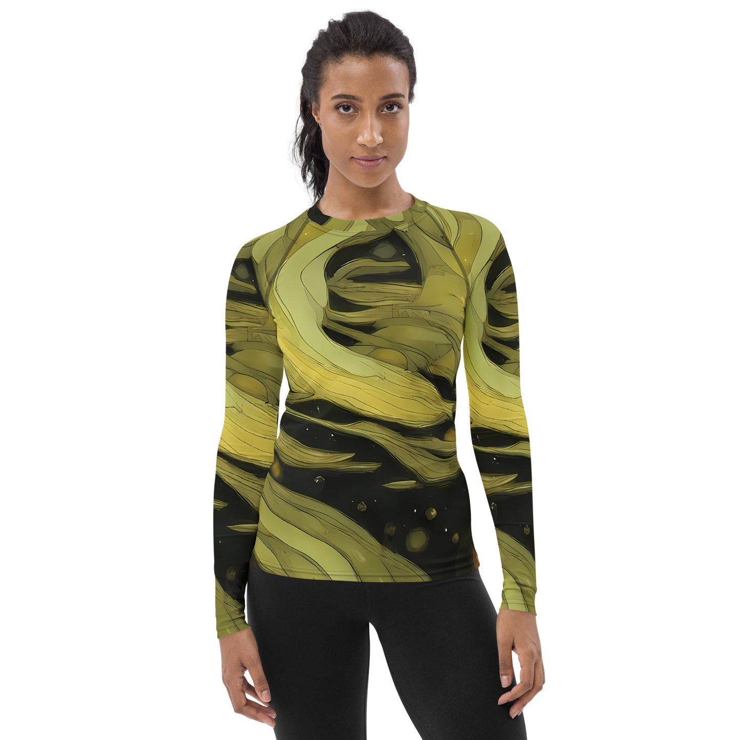 Women's Rash Guard - Whispered Breeze