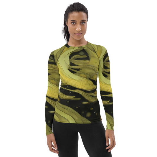 Women's Rash Guard - Whispered Breeze