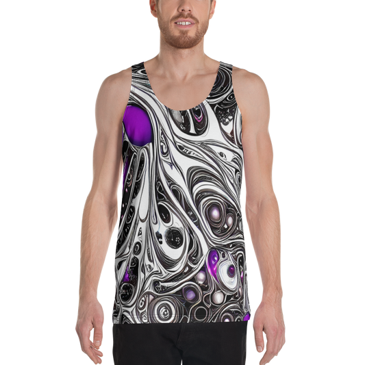 Men's Tank Top - Neo-Noir Waves