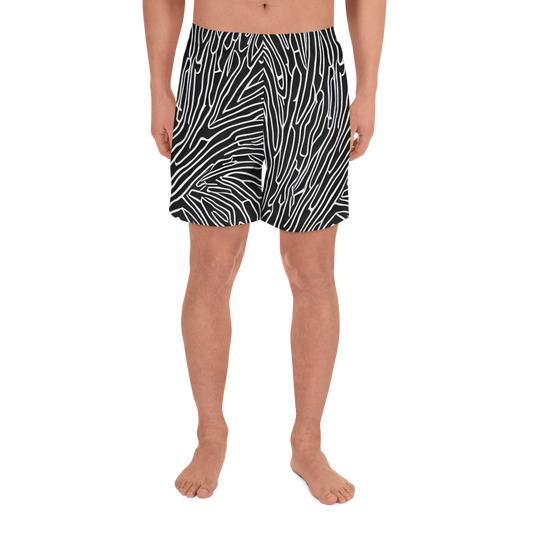 Men's Athletic Shorts - Acconci Waves