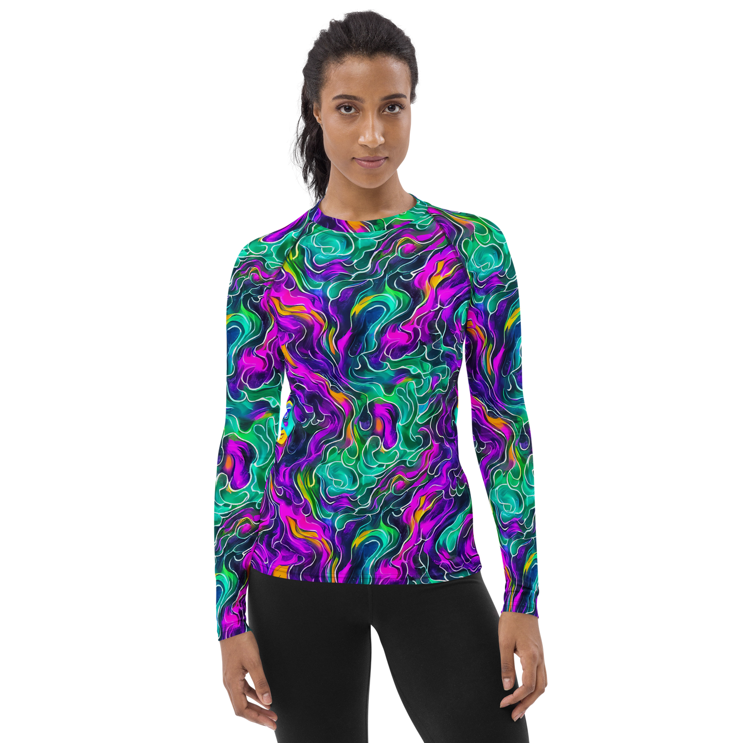 Women's Rash Guard - Vortex Dream