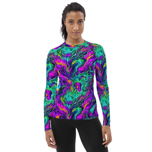 Women's Rash Guard - Vortex Dream