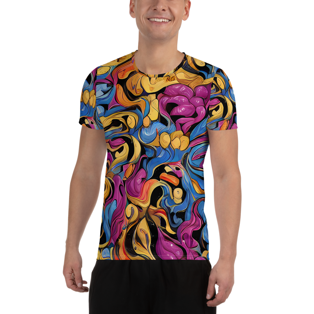 Men's Athletic T-Shirt - Bosschaert Whorls