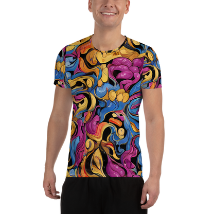 Men's Athletic T-Shirt - Bosschaert Whorls